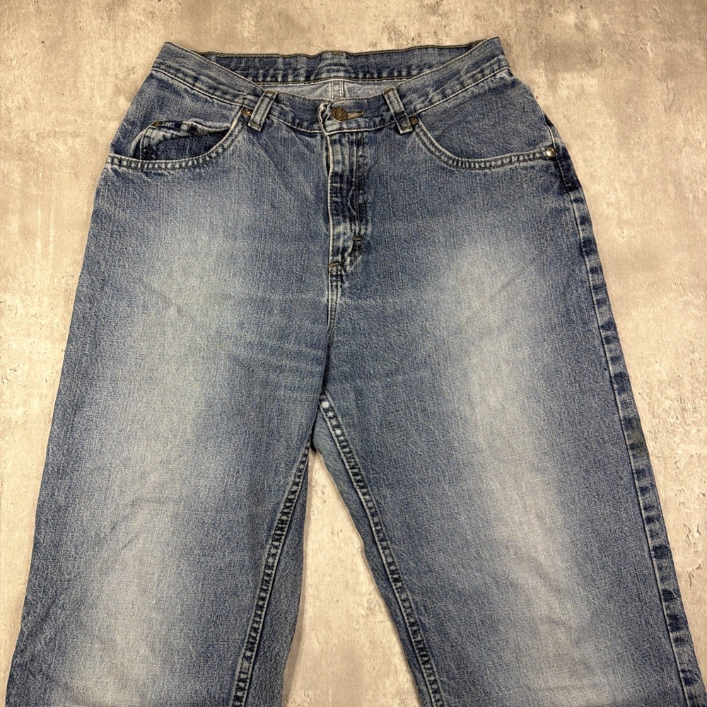 Lee Riders Jeans Mens 28x29 Vintage 90s Blue Denim Straight Leg Classic Work USA